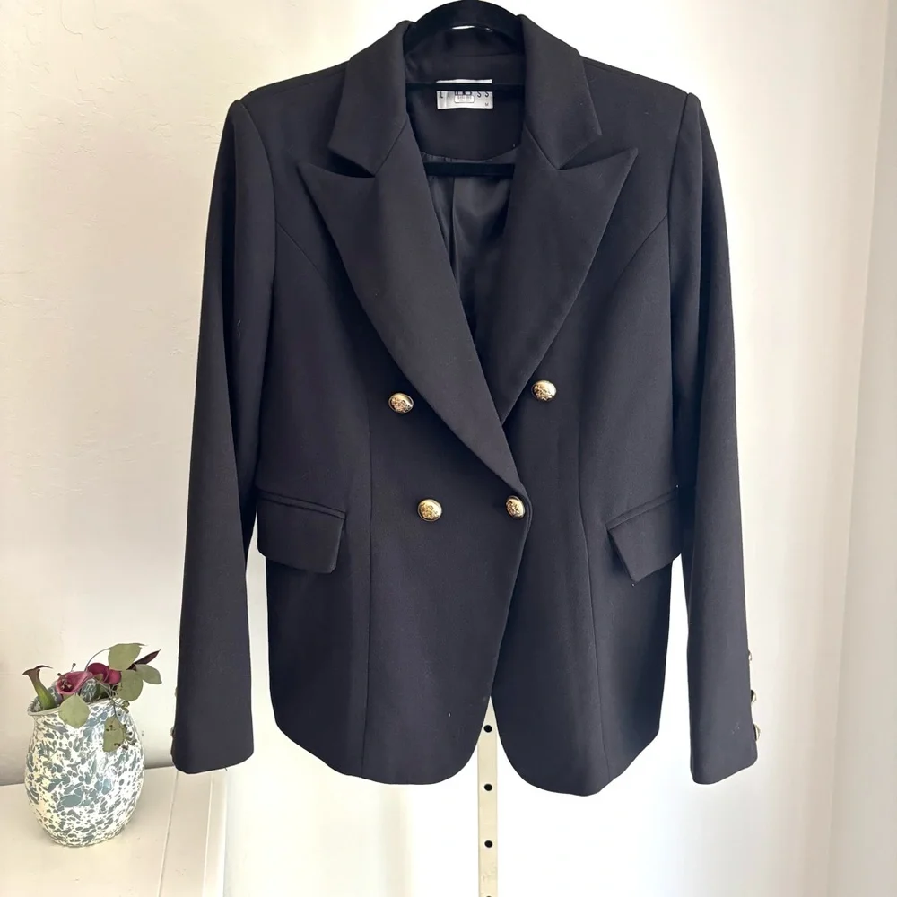 LAST CHANCE Lioness Palermo Blazer in Black, Medium
